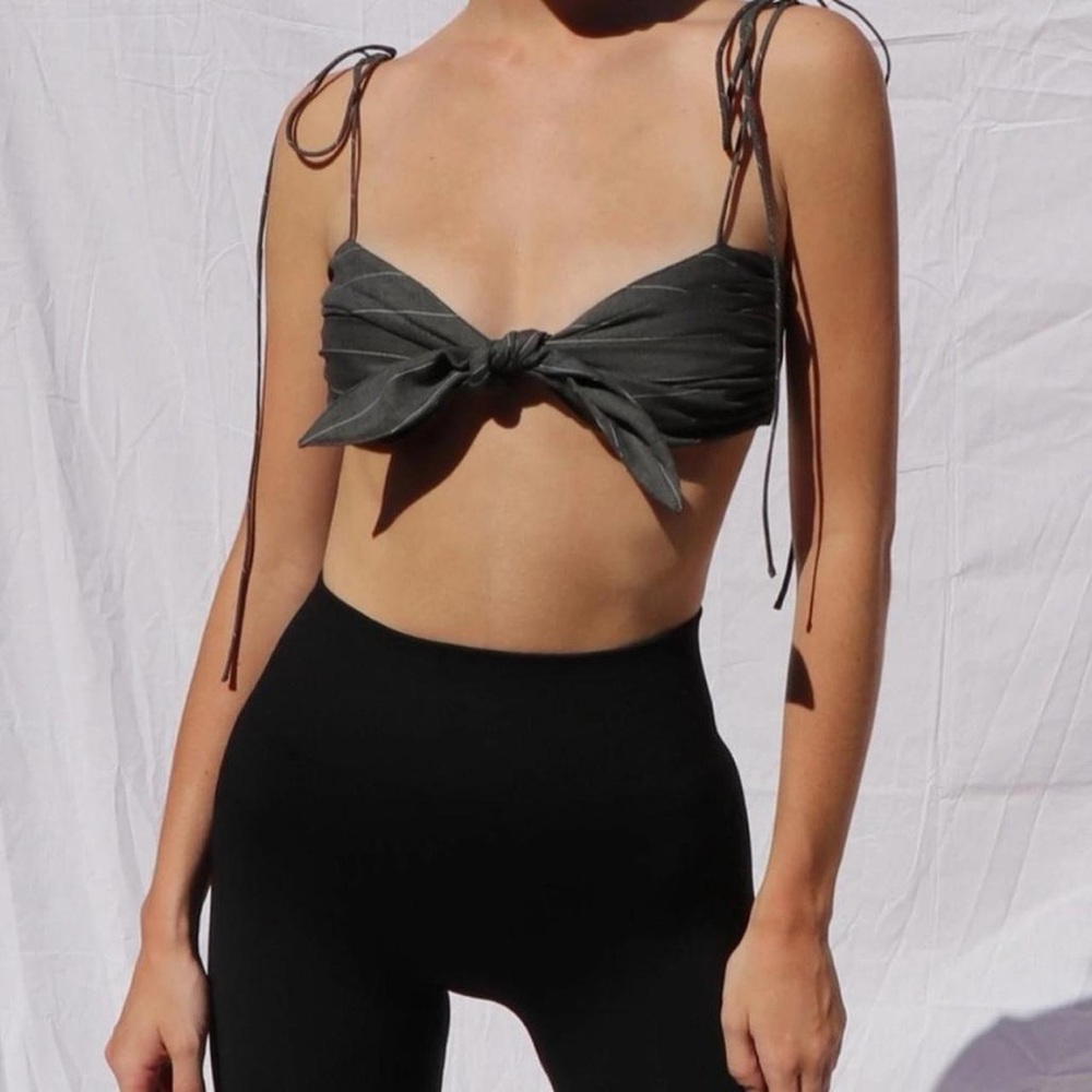 Orseund Iris Gray Striped Top